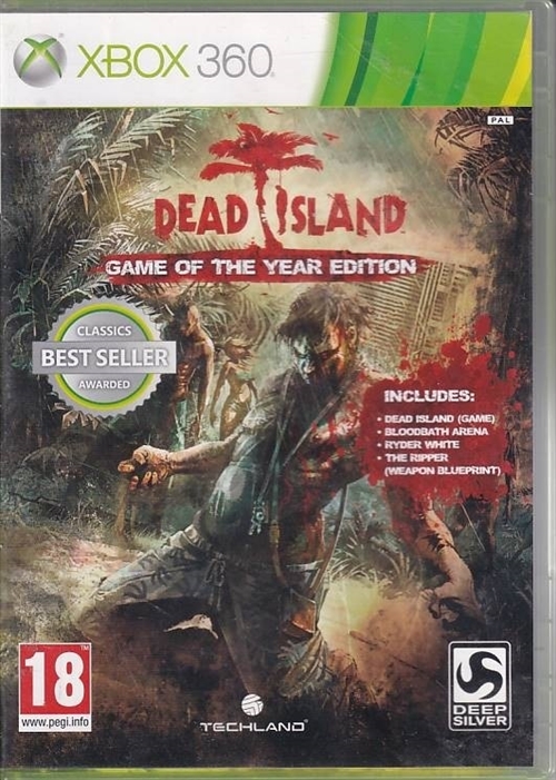 Dead Island Game of the Year Edition - XBOX 360 (B Grade) (Genbrug)